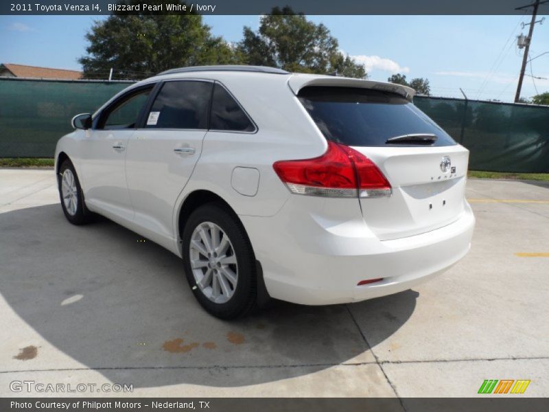 Blizzard Pearl White / Ivory 2011 Toyota Venza I4