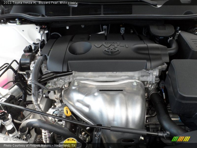 Blizzard Pearl White / Ivory 2011 Toyota Venza I4