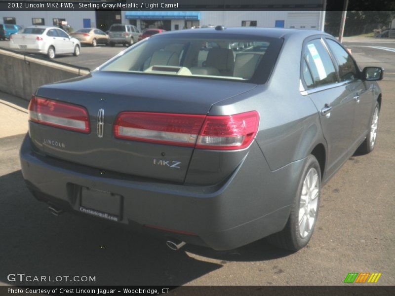 Sterling Gray Metallic / Light Camel 2012 Lincoln MKZ FWD