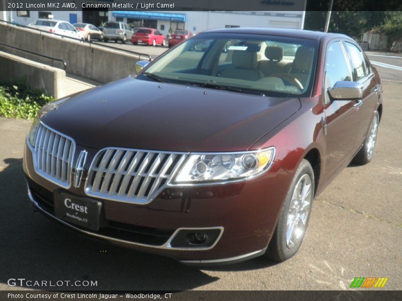 Cinnamon Metallic / Light Camel 2012 Lincoln MKZ AWD