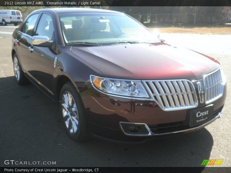 Cinnamon Metallic / Light Camel 2012 Lincoln MKZ AWD