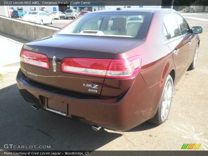 Cinnamon Metallic / Light Camel 2012 Lincoln MKZ AWD