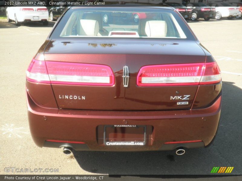 Cinnamon Metallic / Light Camel 2012 Lincoln MKZ AWD