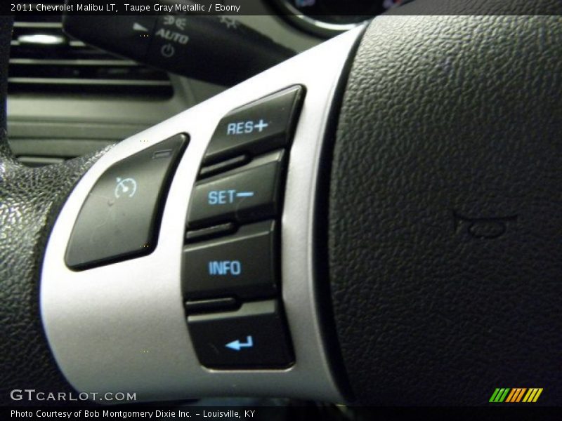 Taupe Gray Metallic / Ebony 2011 Chevrolet Malibu LT