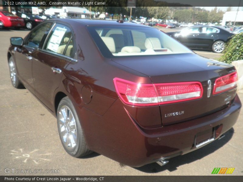 Cinnamon Metallic / Light Camel 2012 Lincoln MKZ AWD
