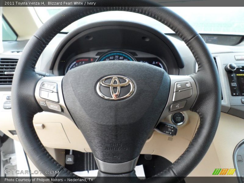 Blizzard Pearl White / Ivory 2011 Toyota Venza I4