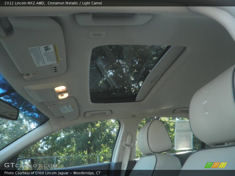 Cinnamon Metallic / Light Camel 2012 Lincoln MKZ AWD