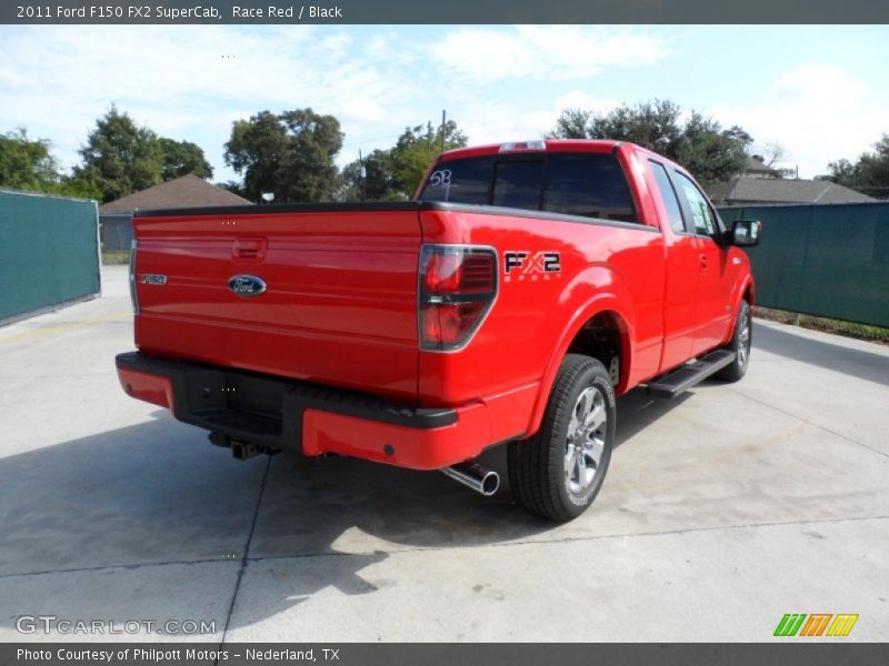 Race Red / Black 2011 Ford F150 FX2 SuperCab