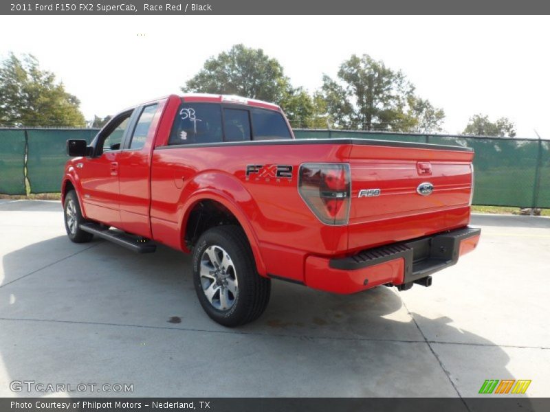 Race Red / Black 2011 Ford F150 FX2 SuperCab