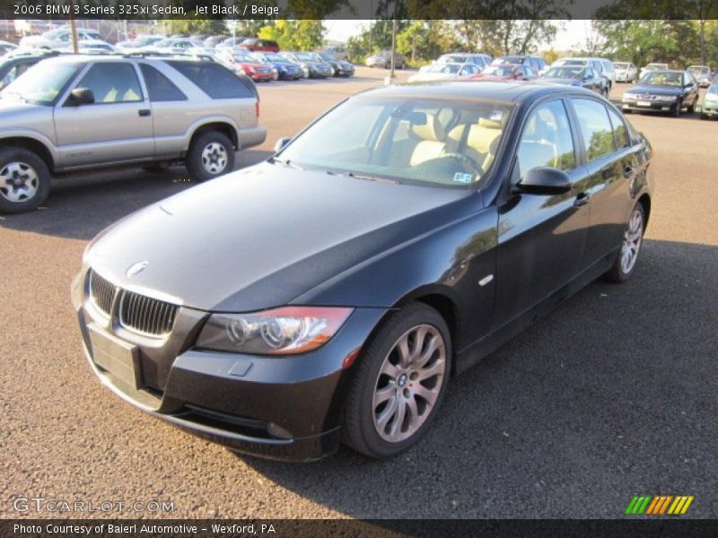 Jet Black / Beige 2006 BMW 3 Series 325xi Sedan