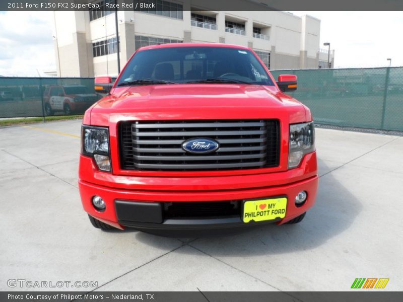 Race Red / Black 2011 Ford F150 FX2 SuperCab