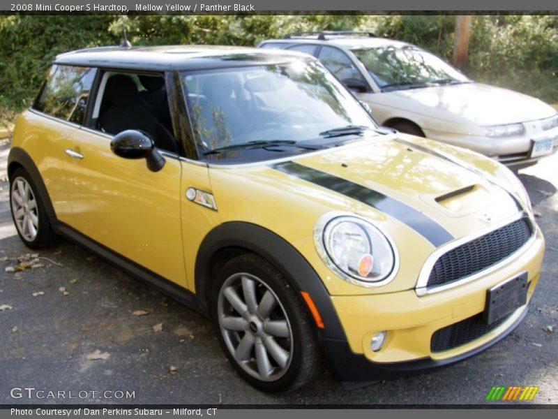 Mellow Yellow / Panther Black 2008 Mini Cooper S Hardtop