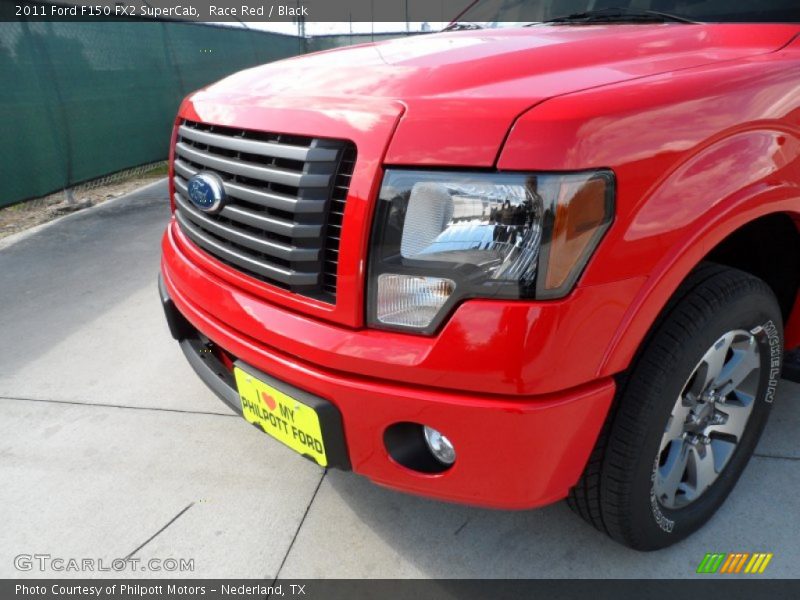 Race Red / Black 2011 Ford F150 FX2 SuperCab