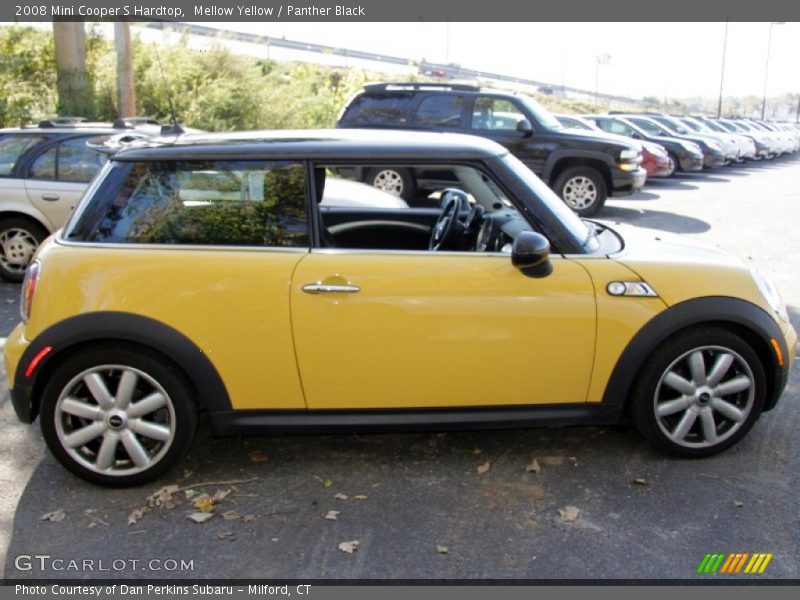 Mellow Yellow / Panther Black 2008 Mini Cooper S Hardtop