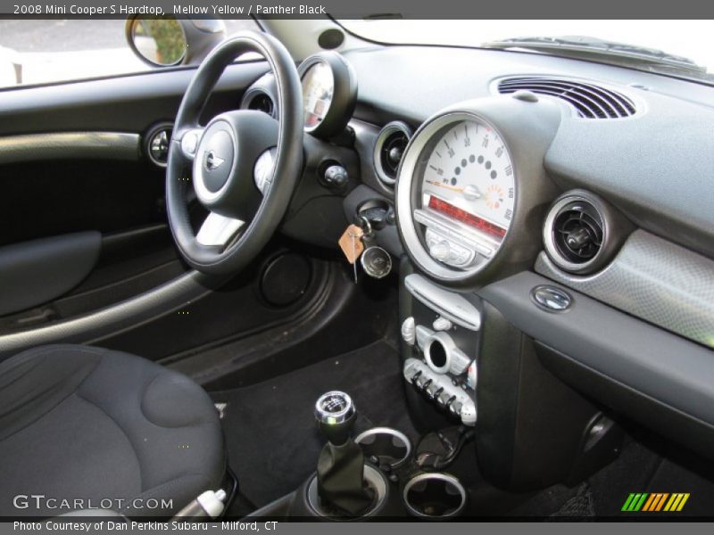 Mellow Yellow / Panther Black 2008 Mini Cooper S Hardtop