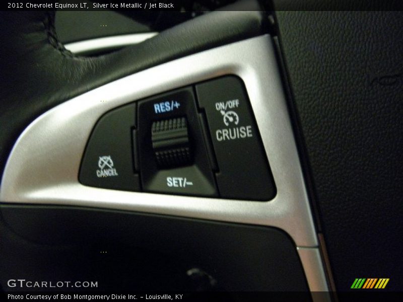 Silver Ice Metallic / Jet Black 2012 Chevrolet Equinox LT
