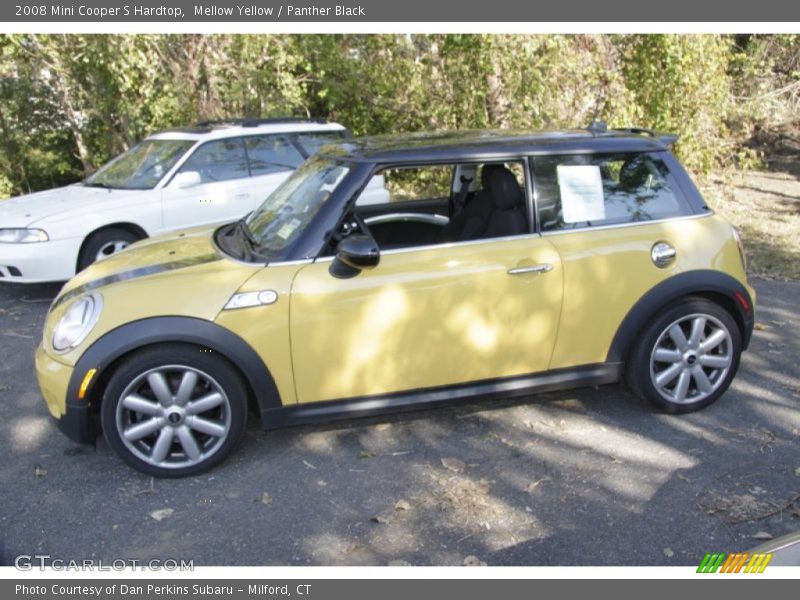 Mellow Yellow / Panther Black 2008 Mini Cooper S Hardtop