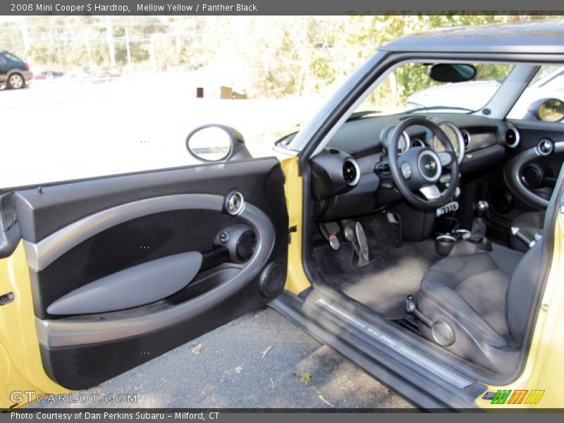 Mellow Yellow / Panther Black 2008 Mini Cooper S Hardtop
