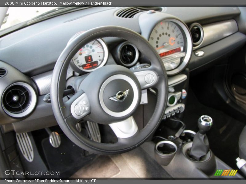 Mellow Yellow / Panther Black 2008 Mini Cooper S Hardtop