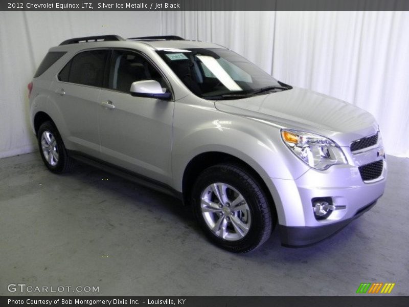 Silver Ice Metallic / Jet Black 2012 Chevrolet Equinox LTZ