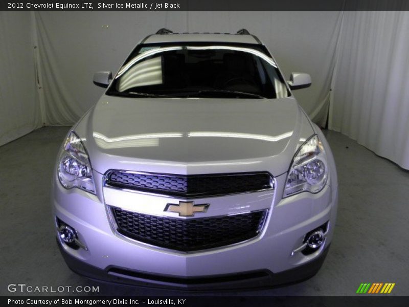 Silver Ice Metallic / Jet Black 2012 Chevrolet Equinox LTZ