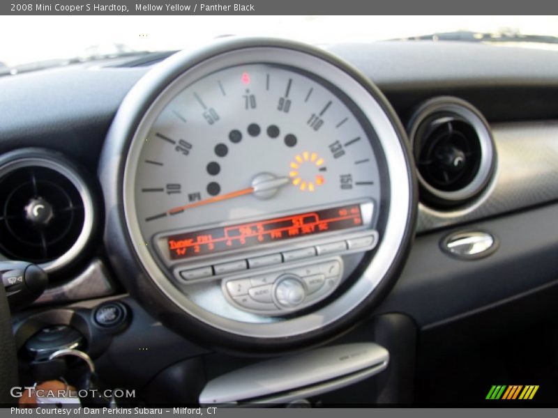 Mellow Yellow / Panther Black 2008 Mini Cooper S Hardtop