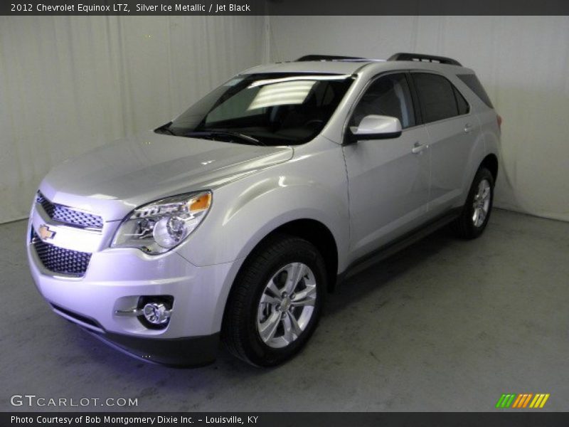 Silver Ice Metallic / Jet Black 2012 Chevrolet Equinox LTZ