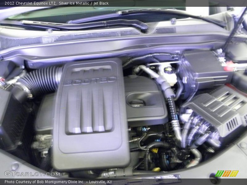 Silver Ice Metallic / Jet Black 2012 Chevrolet Equinox LTZ