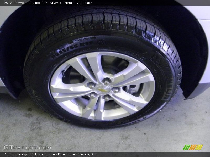 Silver Ice Metallic / Jet Black 2012 Chevrolet Equinox LTZ