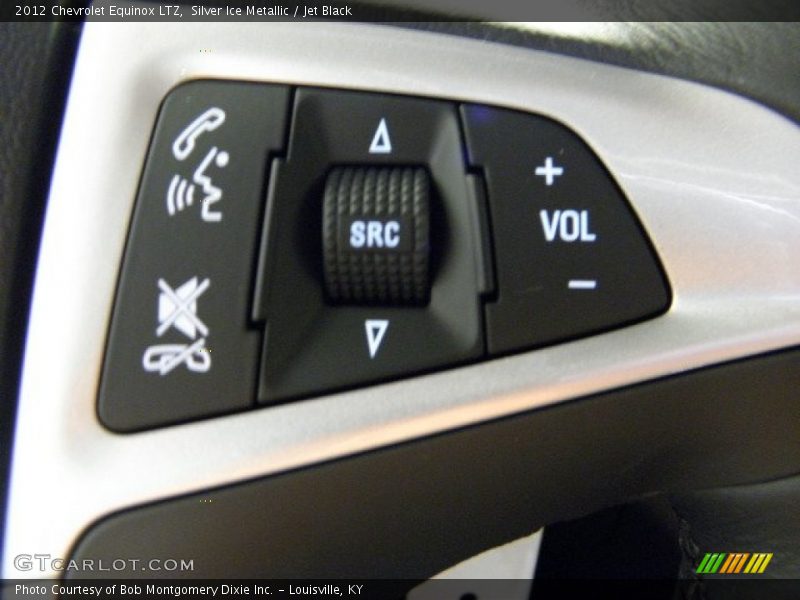 Silver Ice Metallic / Jet Black 2012 Chevrolet Equinox LTZ