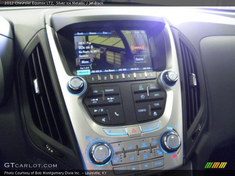 Silver Ice Metallic / Jet Black 2012 Chevrolet Equinox LTZ