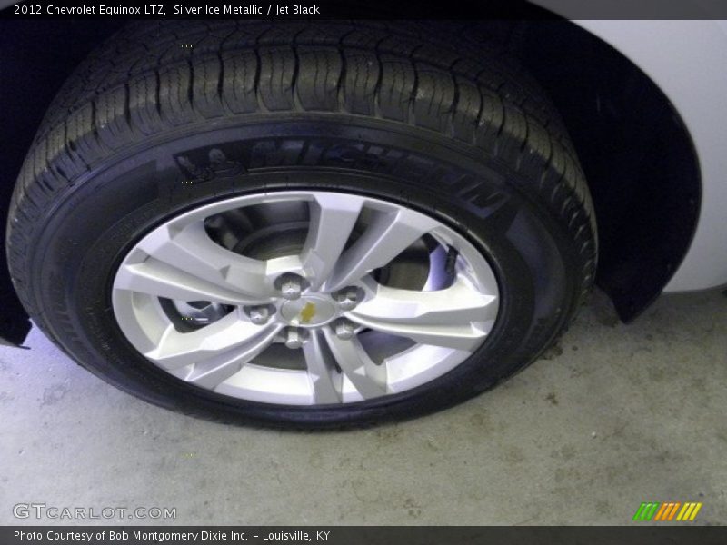 Silver Ice Metallic / Jet Black 2012 Chevrolet Equinox LTZ