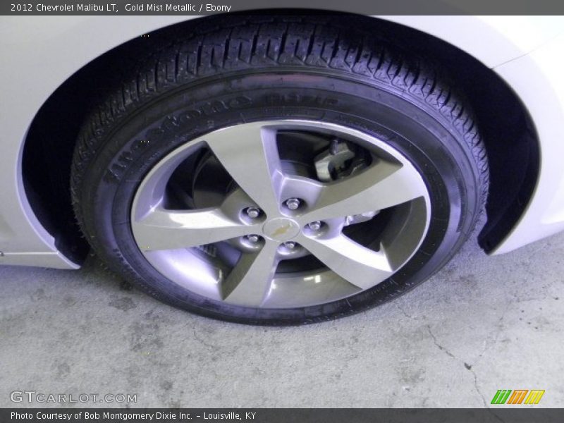 Gold Mist Metallic / Ebony 2012 Chevrolet Malibu LT
