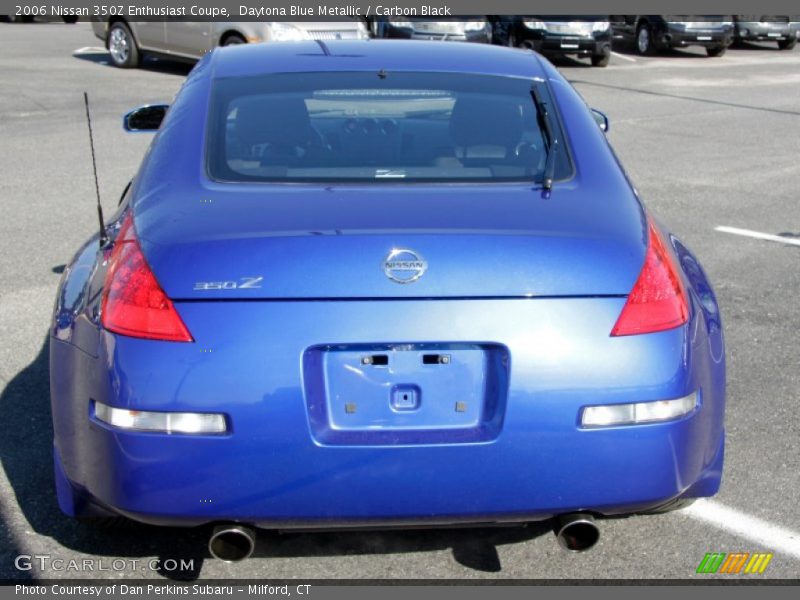 Daytona Blue Metallic / Carbon Black 2006 Nissan 350Z Enthusiast Coupe
