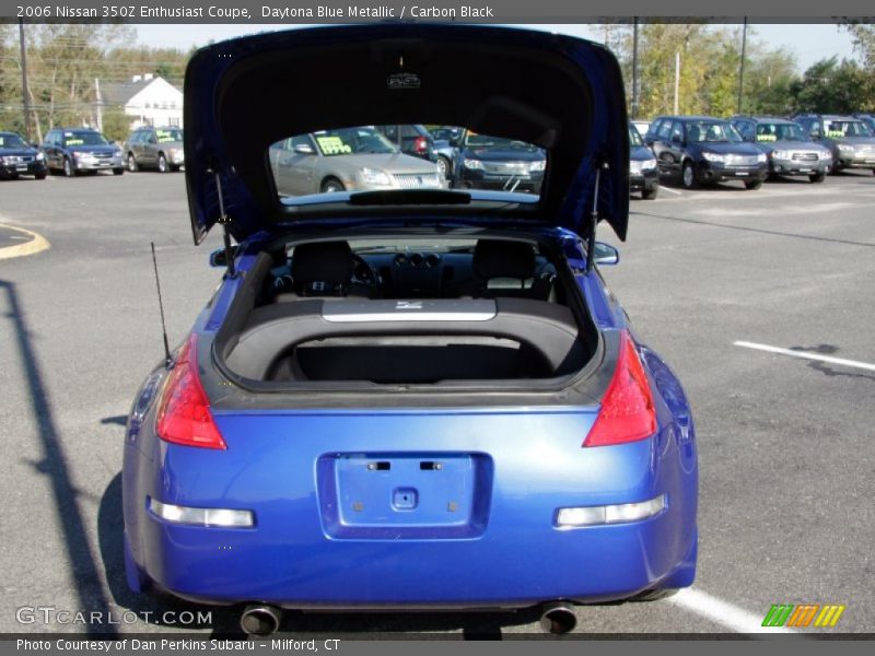 Daytona Blue Metallic / Carbon Black 2006 Nissan 350Z Enthusiast Coupe