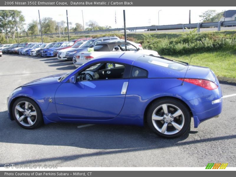 Daytona Blue Metallic / Carbon Black 2006 Nissan 350Z Enthusiast Coupe