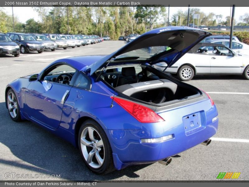 Daytona Blue Metallic / Carbon Black 2006 Nissan 350Z Enthusiast Coupe