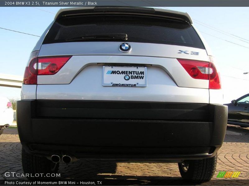 Titanium Silver Metallic / Black 2004 BMW X3 2.5i