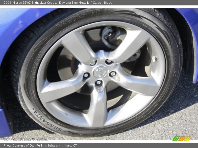 Daytona Blue Metallic / Carbon Black 2006 Nissan 350Z Enthusiast Coupe