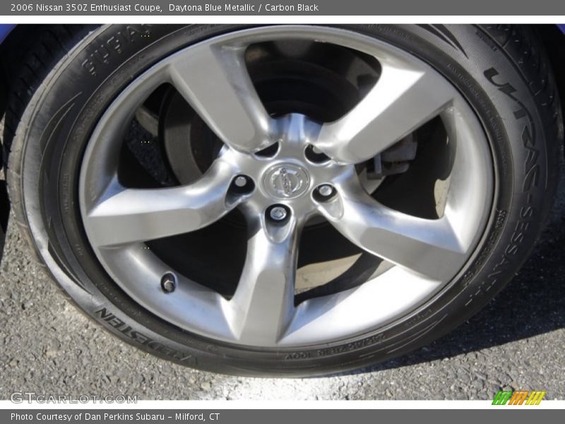 Daytona Blue Metallic / Carbon Black 2006 Nissan 350Z Enthusiast Coupe