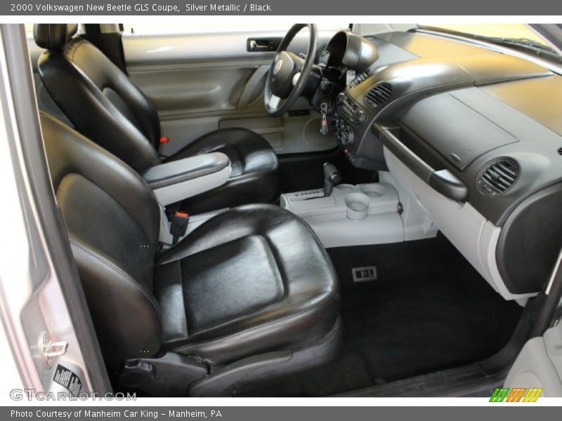 Silver Metallic / Black 2000 Volkswagen New Beetle GLS Coupe