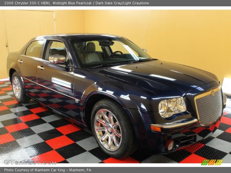 Midnight Blue Pearlcoat / Dark Slate Gray/Light Graystone 2006 Chrysler 300 C HEMI