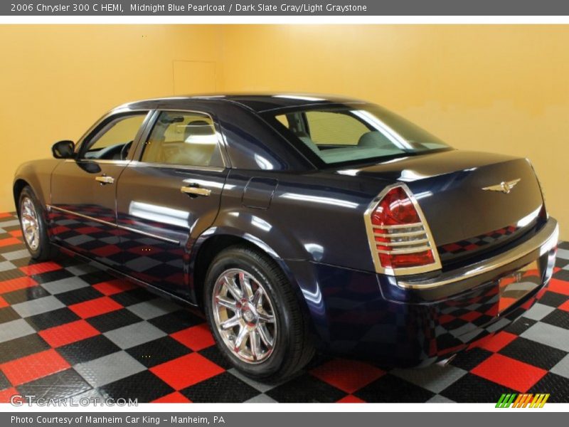 Midnight Blue Pearlcoat / Dark Slate Gray/Light Graystone 2006 Chrysler 300 C HEMI