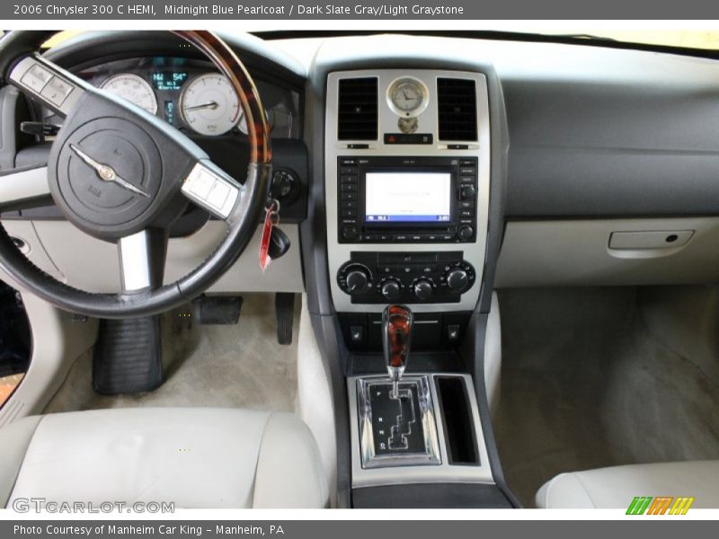 Midnight Blue Pearlcoat / Dark Slate Gray/Light Graystone 2006 Chrysler 300 C HEMI