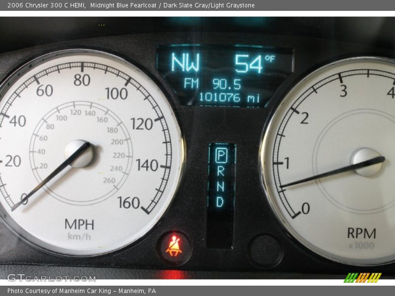 Midnight Blue Pearlcoat / Dark Slate Gray/Light Graystone 2006 Chrysler 300 C HEMI