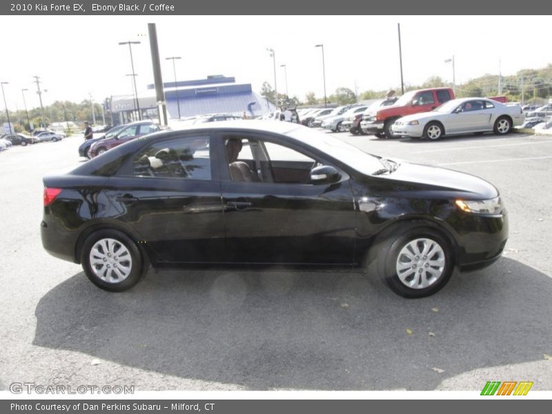 Ebony Black / Coffee 2010 Kia Forte EX