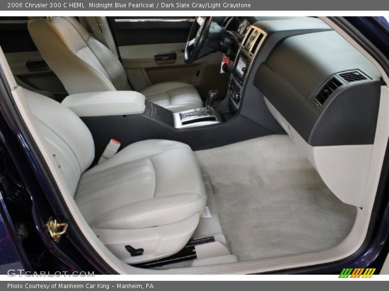 Midnight Blue Pearlcoat / Dark Slate Gray/Light Graystone 2006 Chrysler 300 C HEMI