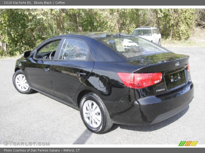 Ebony Black / Coffee 2010 Kia Forte EX