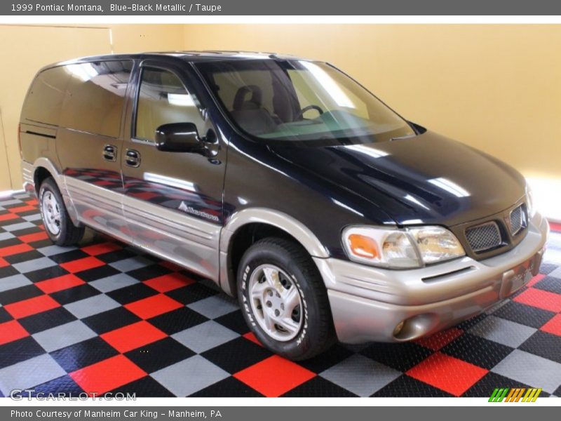 Blue-Black Metallic / Taupe 1999 Pontiac Montana