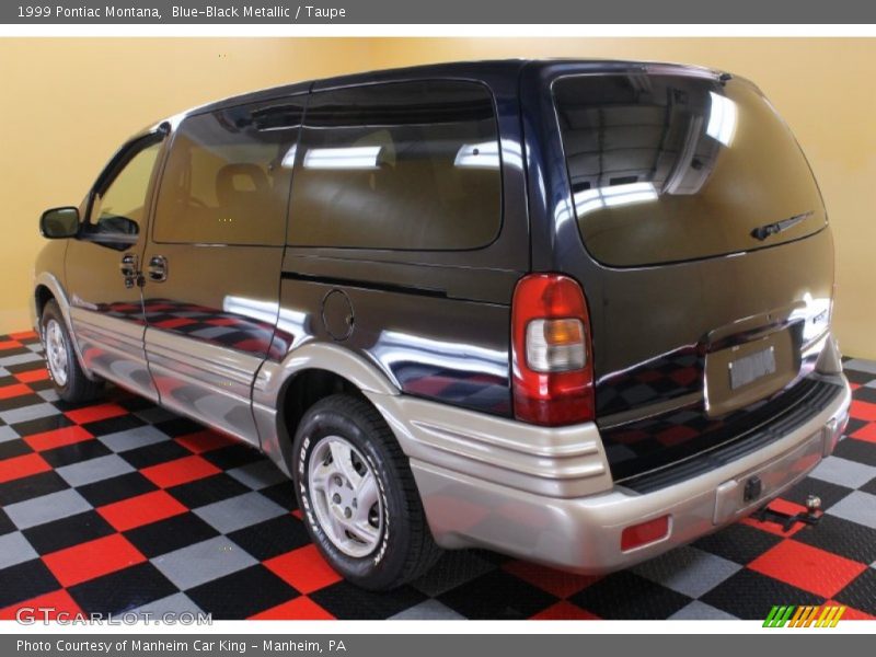 Blue-Black Metallic / Taupe 1999 Pontiac Montana